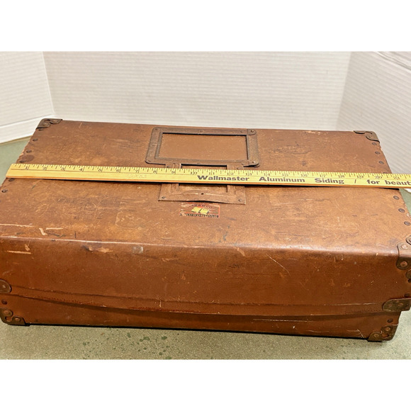 Vintage Military "LAUNDRIPAK" Mailing Laundry Hard Shell Box/Case w/ label - Picture 9 of 16